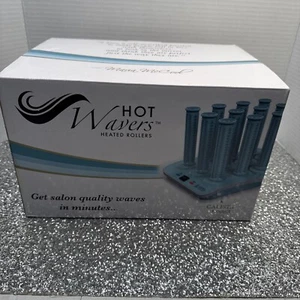 Calista Tools ion Hot Rollers LONG Length Style Set 12 Rollers Clips Case *NEW - Picture 1 of 4