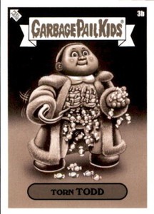 2021 Garbage Pail Kids Oh the Horror-ible! Expansion Set Sepia #3b Torn Todd