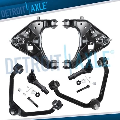 Front Upper Lower Control Arms Outer Tie Rod for Explorer Ranger Torsion Bar - Image 1 of 4