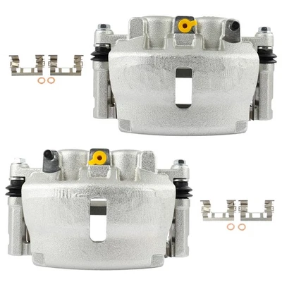 Front Brake Calipers Pair For 2006 2007 2008 2009 GMC Envoy w/ Bracket - Image 1 of 4