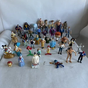 Vintage Lot Of 43 Disney Action Figures: 80’s To Early 2000’s Some Rare - Picture 1 of 13