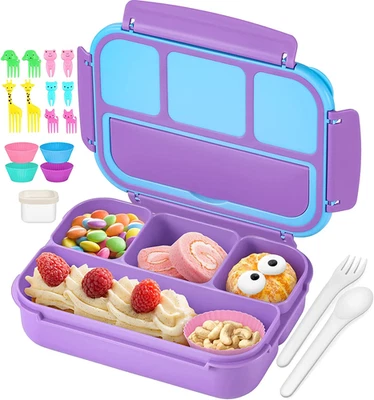 QQKO Bento Lunch Box for Kids Girls Boys, Toddler Kids Lunch Boxes for School, L - Image 1 of 4