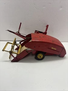 Vintage Tru-Scale Combine 1/16 Scale Toy Farm Implement USA Made Pull Reaper - Picture 1 of 22