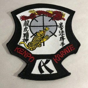 Brandneu Ed Parker American Kenpo Karate Wappen Aufnäher - 5" x 4". Kenpo Crest - Bild 1 von 2