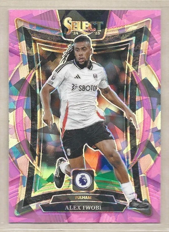 Alex Iwobi Fulham 2024-25 Select Premier League Pink Ice #24 - Image 1 of 1