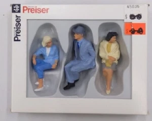 Figuras Preiser 45036 G personas sentadas (juego de 3) - Imagen 1 de 1