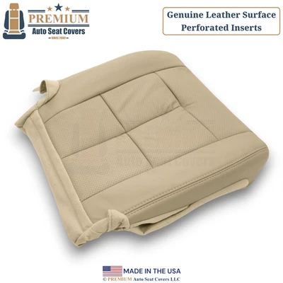 Para Lincoln Navigator 2007-2014 cuero genuino perfecto Cubierta inferior del conductor bronceada Foto 1 de 4