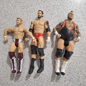 3 figuras de lucha libre WCW Mattel 2011, 6 pulgadas, Brodus, Barrett, Bryan - Imagen 1 de 5