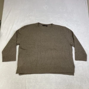 Jenni Kayne Sweater Women's Size 3X Beige Cropped Wool Cashmere Blend Rollneck - Picture 1 of 9