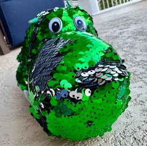 FLIPAZOO ALLIGATOR Sensory Flipquin SEQUINS TO BEAR 12" Plush Flip a Zoo 2019 - Picture 1 of 9