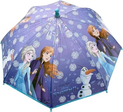 Disney Frozen Anna und Elsa Regenschirm Brolly Schule Reise Geschenk 65 cm