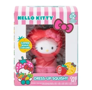 🍎Sanrio Hello Kitty 2.45”  Boxed Dress-Up Squishy Red Apple  Costumed Character - Picture 1 of 4