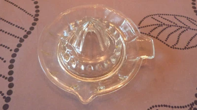 presse citron agrume ancien en verre/vintage art nouveau/art deco - Photo 1/3