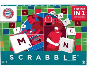 Mattel - Scrabble - FC Bavaria Munich Pun Wörterspiel Words Fcb Football - Picture 1 of 6