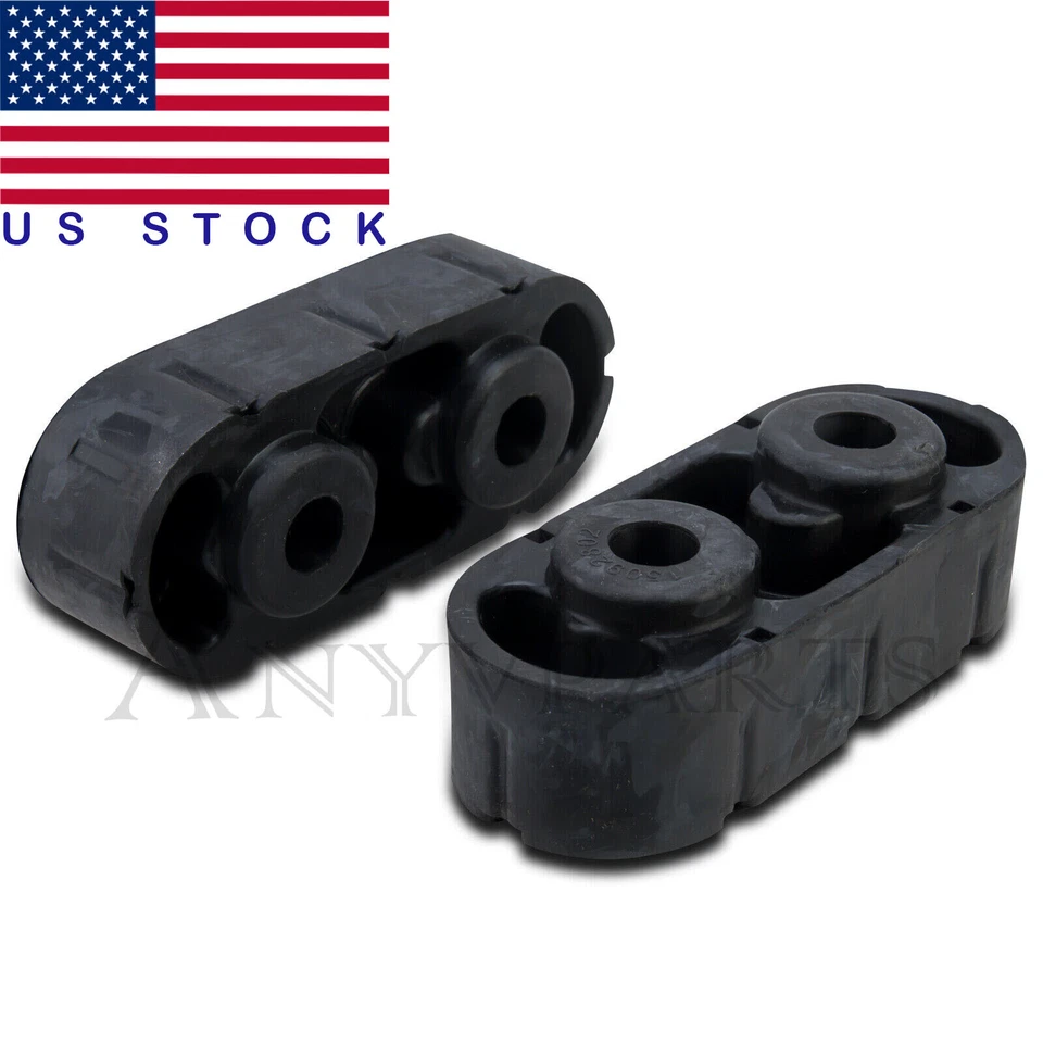 Soporte de montaje aislador de suspensión de escape Fit GMC 99-17 Sierra 1500 2500 3500 un par Foto 1 de 4