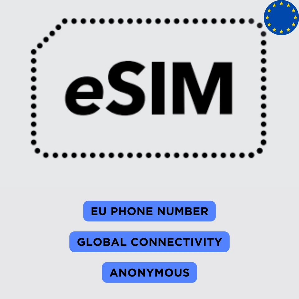 eSIM for verifications | Prepaid, Anonymous Activation | Replenishabl - Image 1 of 1