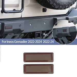 Rear Fog Light Lamp Trim Cover Accessories Smoked For Ineos Grenadier 2024-2025 - Picture 1 of 23