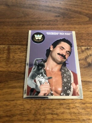 2007 WWE Topps Heritage Chrome Ravishing Rick Rude #87 Wrestling Card WWF WCW - Image 1 of 2
