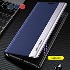 For iPhone 13 12 11 Pro Max XS XR 8 SE3 Case Magnetic Leather Flip Stand Cover