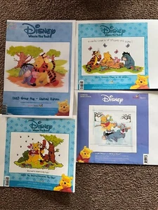 D165 D176 D188 D189 FOUR Winnie Pooh cross stitch PATTERNS or CHOOSE FROM LIST - Picture 1 of 15