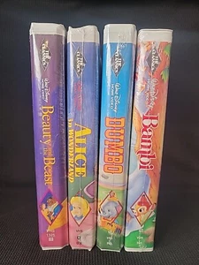 NEW! 4 Walt Disney Classics BLACK DIAMOND Edition Movies Home Videos RARE!!! - Picture 1 of 24