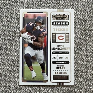 2022 Panini Contenders Season Ticket David Montgomery #22 Chicago Bears - Picture 1 of 2