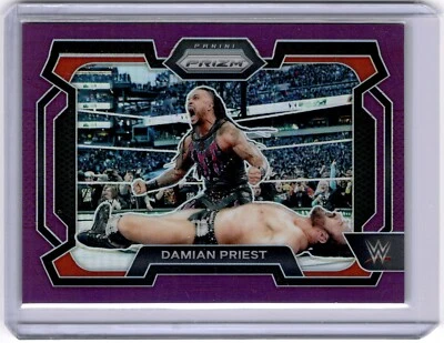 Damian Priest 2024 Panini Prizm WWE Purple Prizm #58 WWE Raw #097/149 - Image 1 of 2