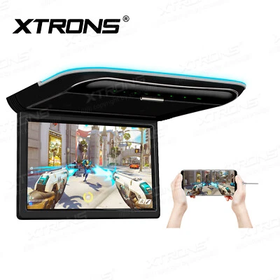 11.6" Car Roof Mounted Overhead Monitor Player Full HD 1080P HDMI USB W/ Speaker - Image 1 of 4