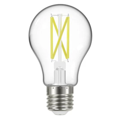 Satco S12423 LED Filament Bulb 120V 10.5W A19 Medium E26 Clear 3000K Soft White - Image 1 of 4