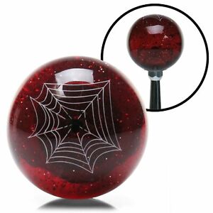 Red Spider Custom Shift Knob Translucent with Metal Flake sbf shifter truck gear