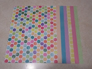 PAPEL PARK LANE 8,5" X 11" - IMPRESIONES SURTIDAS DE LUNARES - 7 HOJAS - Imagen 1 de 8