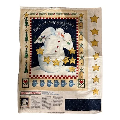 DAISY KINGDOM "GUARDIÁN DE LAS ESTRELLAS DE LOS DESEOS" EDREDÓN RÁPIDO 2 PANEL DE TELA #1182 Foto 1 de 4