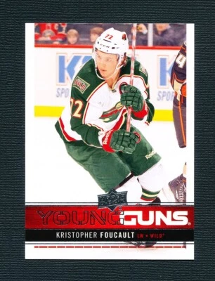 2012 UD YOUNG GUNS 226 KRISTOPHER FOUCAULT RC wild rookie FREE combined shipping - Image 1 of 2