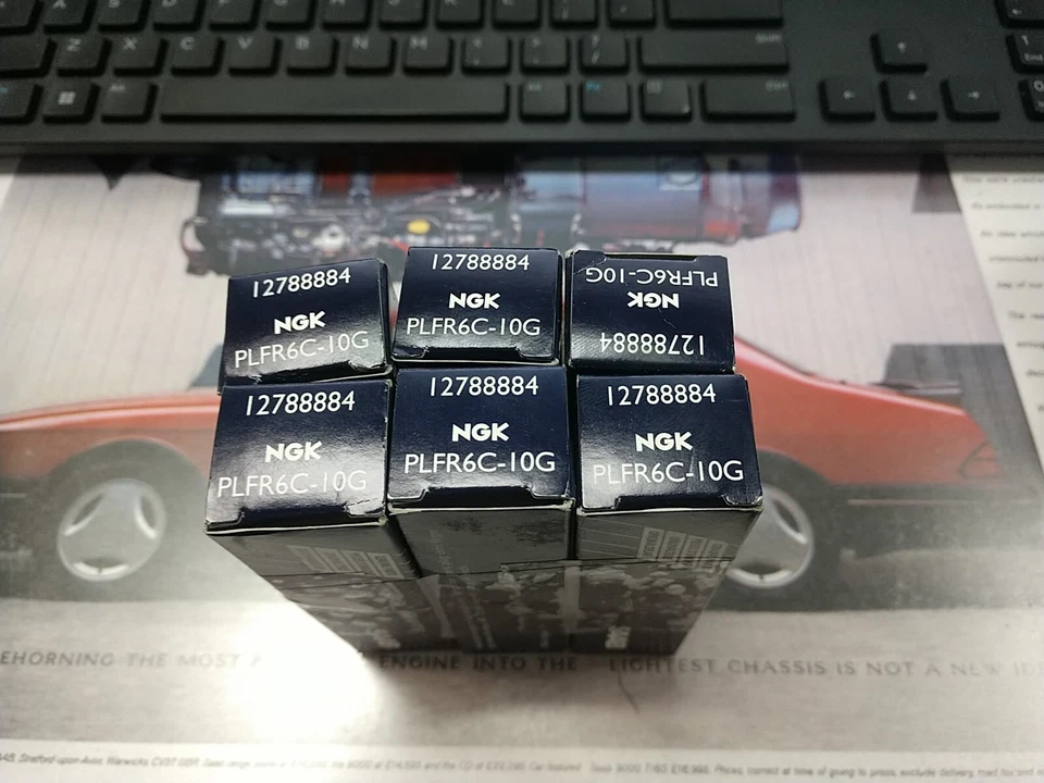 6 bujías nuevas OE Saab 9-3 2,8 V6 12788884 PLFR6C-10G 2006 a 2007 Foto 1 de 1