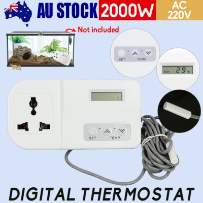 Digital Temperature Thermostat Controller Aquarium Heater Incubator Refrigerator - image 1 of 4