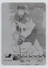 2017 Upper Deck Team Canada Juniors Printing Plate Black 1/1 Shane Bowers 0c3