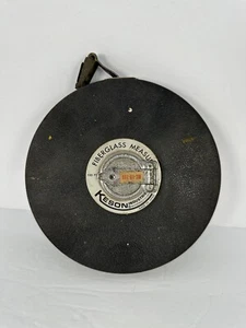 Keson 100 ft Fiberglass Tape Measure, Closed Case, 1/2" Roll Up - Picture 1 of 7