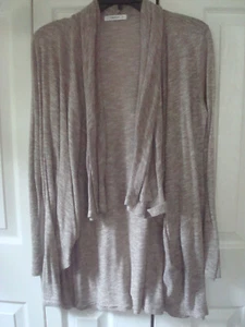 Ladies Open Front Sweater Tan Size Small - Picture 1 of 2