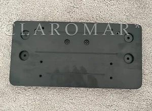 ☀️BMW 320i 330i Black Front License Plate Frame Bracket Mount 51117396928 - Picture 1 of 5