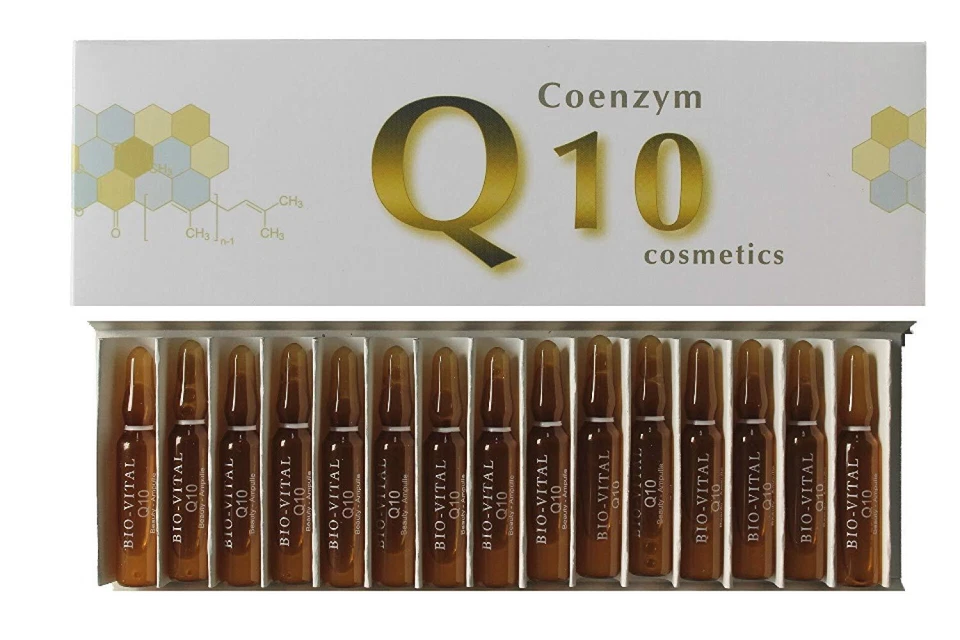 BIO-VITAL Pflegekur 15 x 2ml Coenzym Q10 Ampullen für Hals, Gesicht Dekolletee