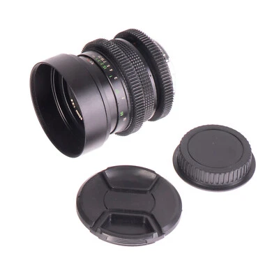 Vivitar MC Macro 55mm F2.8 Cine Mod Lens for Canon EF – Sharp & Smooth Focus! - Image 1 of 4