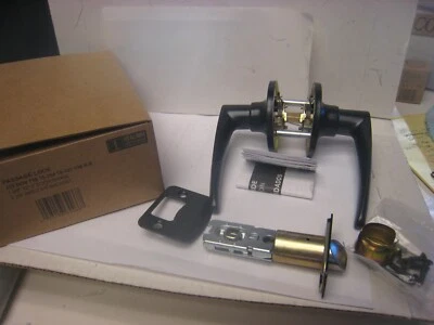 Schlage J10-DOV-716 DOVER Passage Door Lever Set - RARE 716 Oil Rubbed Bronze - Image 1 of 4