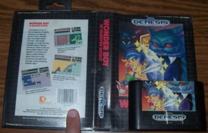Wonder Boy in Monster World (Sega Genesis, 1990) Cart/Case No Manual - Picture 1 of 3