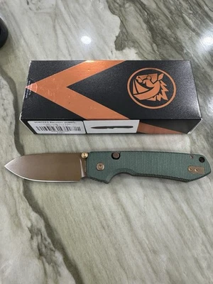 Vosteed Raccoon® - Top Liner Lock (3.25" 14C28N Blade & Micarta Handle) NIB - Image 1 of 4