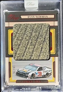 Ryan Newman 2025 Panini Turn Four NASCAR Race-Used Jumbo Tire Red #18/25 - Picture 1 of 3