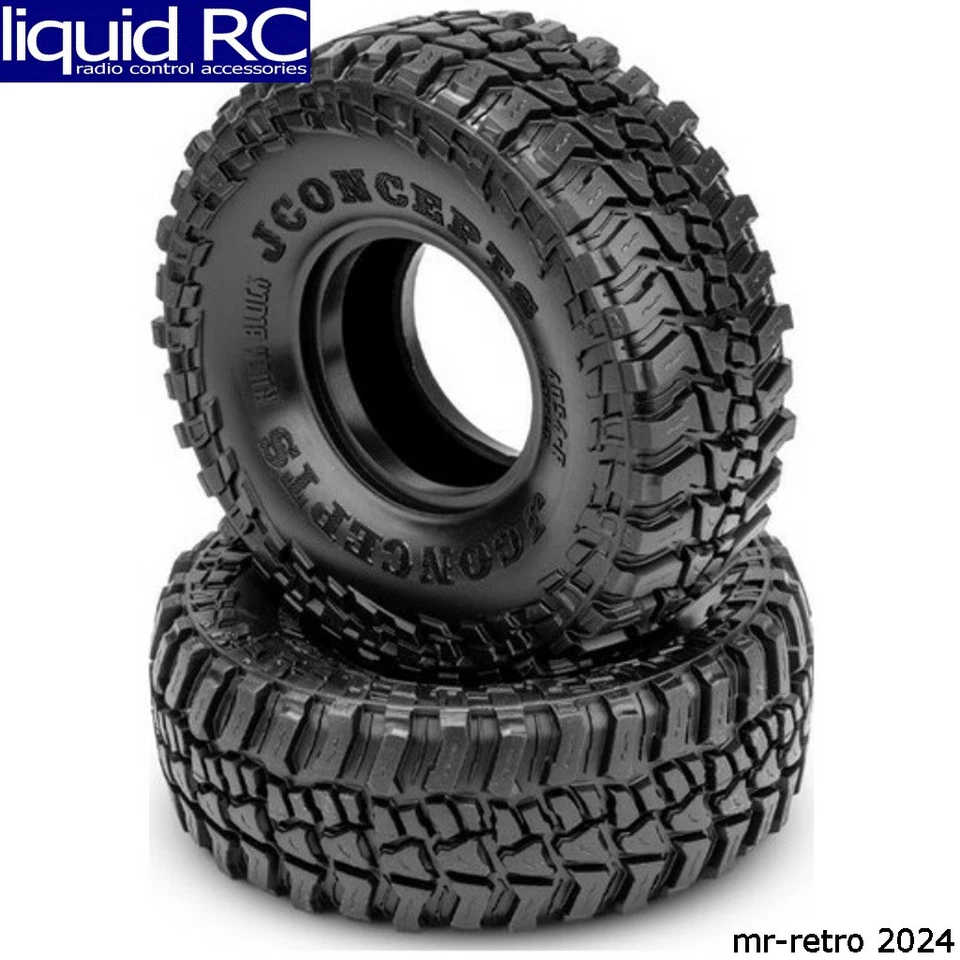 JConcepts 4054-02 Rock Block - green compound Class 2 1.9 scaler tire 4.75in OD - Image 1 of 1