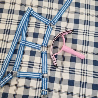 Horse Pony Size Halter 1 Inch Nylon, Foal Shetland Pony + New Scraper - image 1 of 4