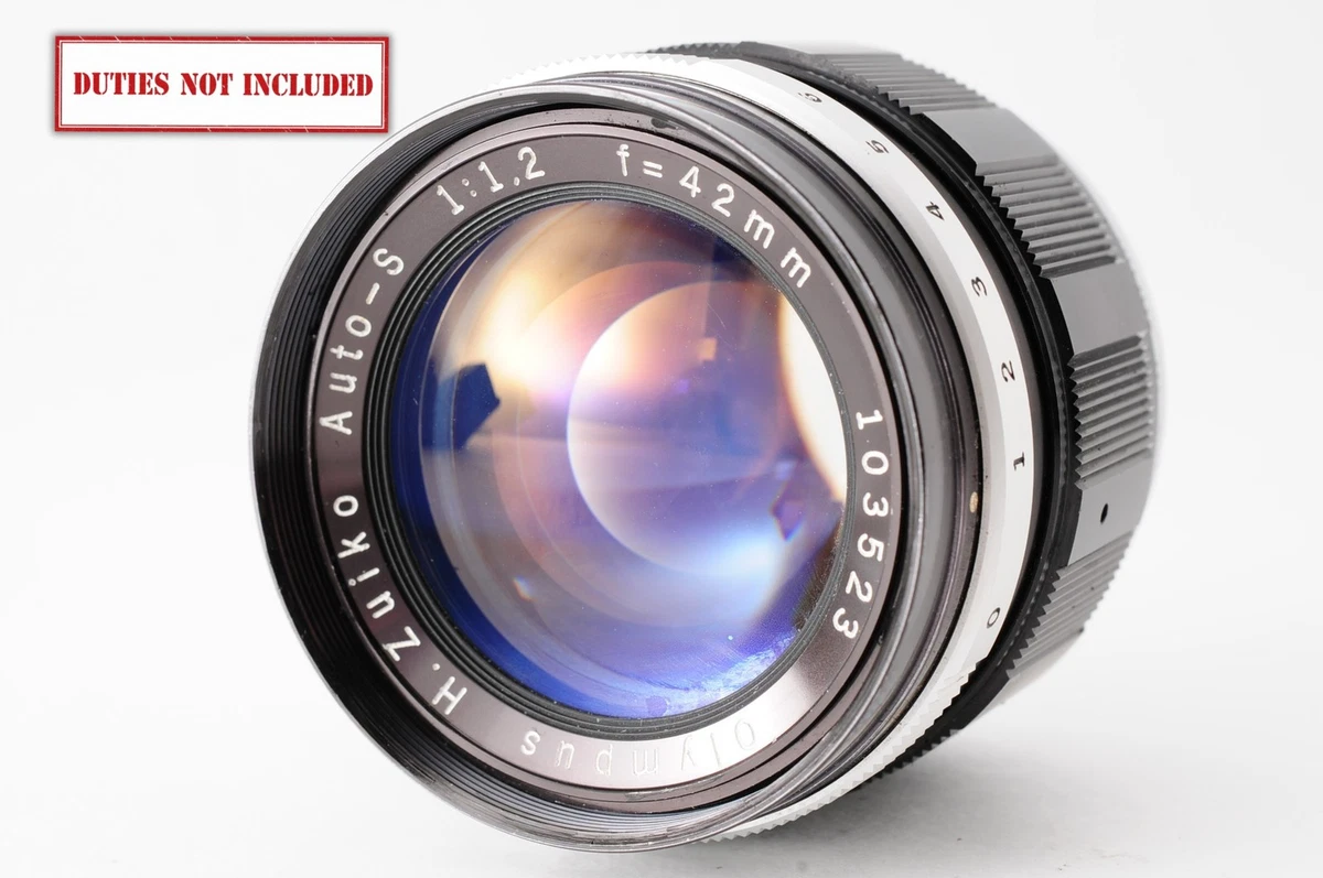 Olympus H.Zuiko Auto-S 1:1.2 f=42mm レンズ Olympus 42mm f1.2 H