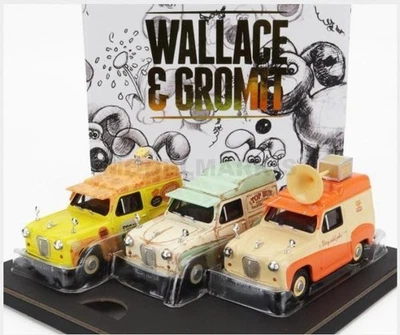 CORGI CC80505 AUSTIN - SET 3X DELIVERY VAN - WALLACE & GROMIT - AARDMAN - VARIOU - Immagine 1 di 2