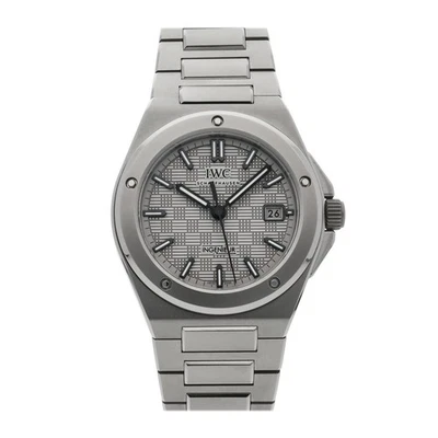 IWC Ingenieur Titanium Auto 40mm Grey Dial Watch Bracelet IW3289-04 - Image 1 of 4